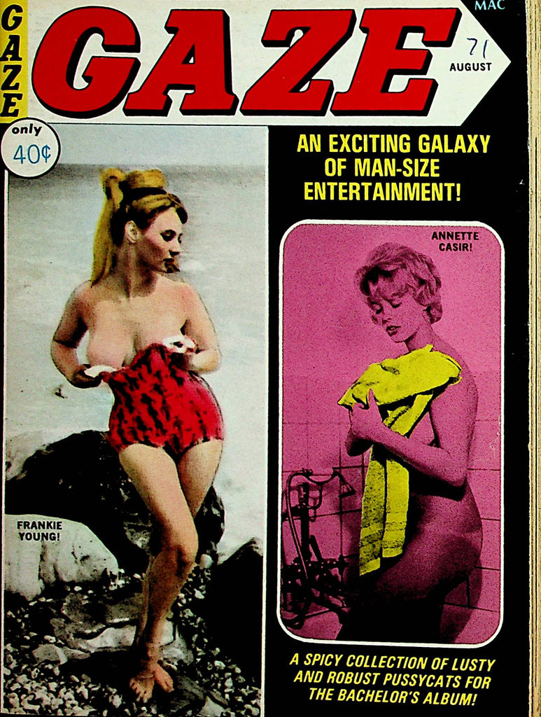Gaze Digest   Girls & Cartoons - Covergirl  Frankie Young/ Annette Casir  August 1971   032322lm-p