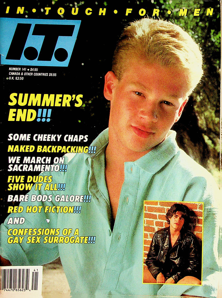 In Touch For Men Gay Magazine  Coverguy Nick Cougar #141 1988   050422lm-p2