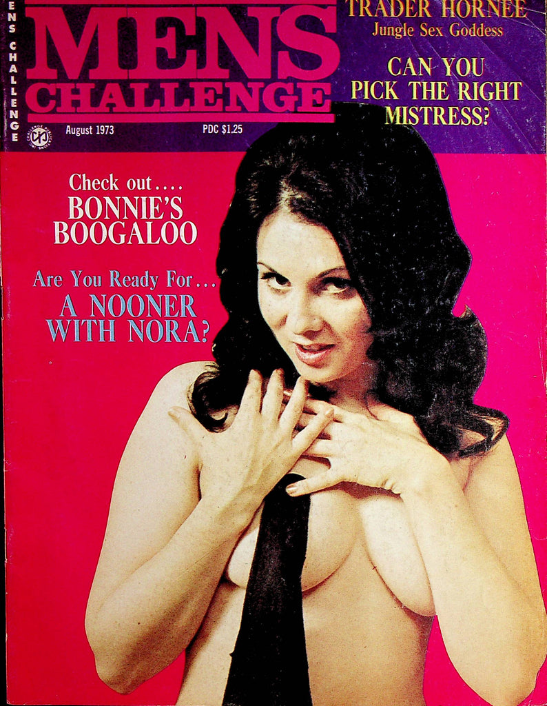 Mens Challenge Busty Vintage Magazine Bonnie's Boogaloo  August 1973   070422lm-p