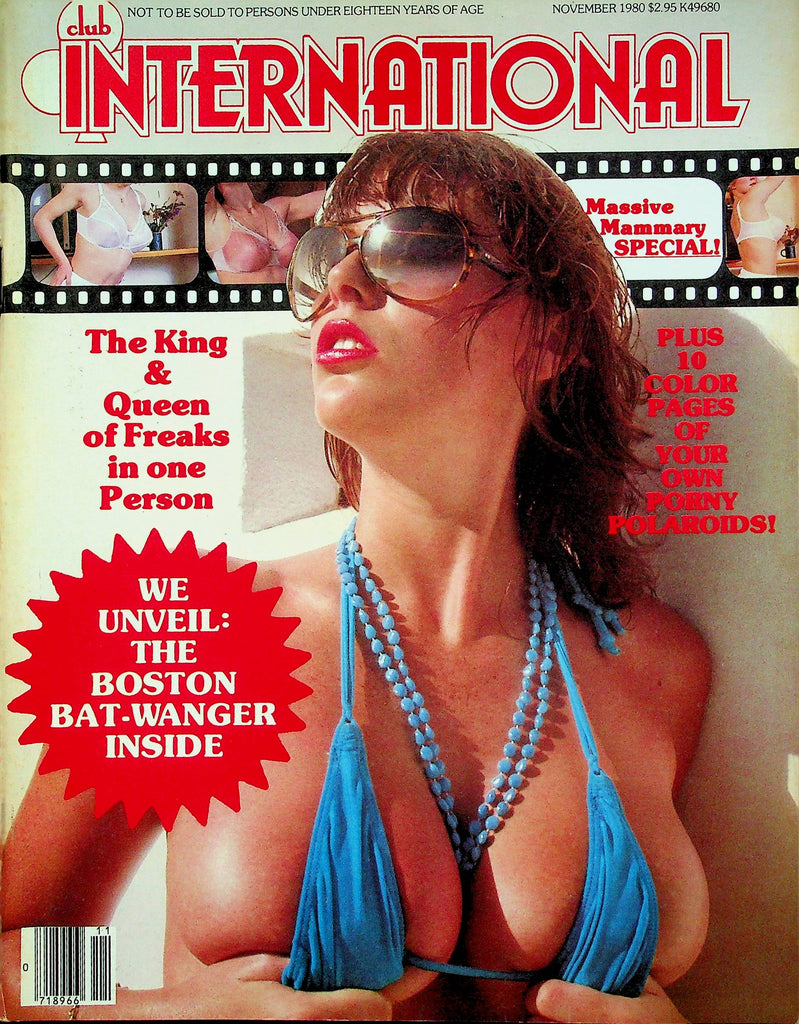 Club International Magazine King & Queens Of Freaks & Rosie & Arlene November 1980 082522RP