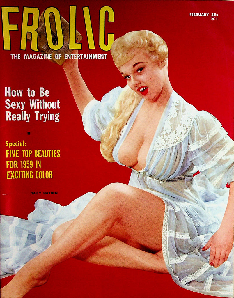 Frolic Busty Magazine   Sally Hayden  February 1959       091722lm-p