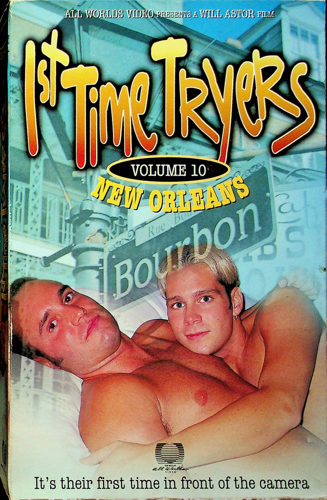 Gay Adult VHS Movie 1st Time Tryers New Orleans Vol.10 Ft. Eric Allen & Joey Michaels 1998 By All Worlds Video 032323RPVHS