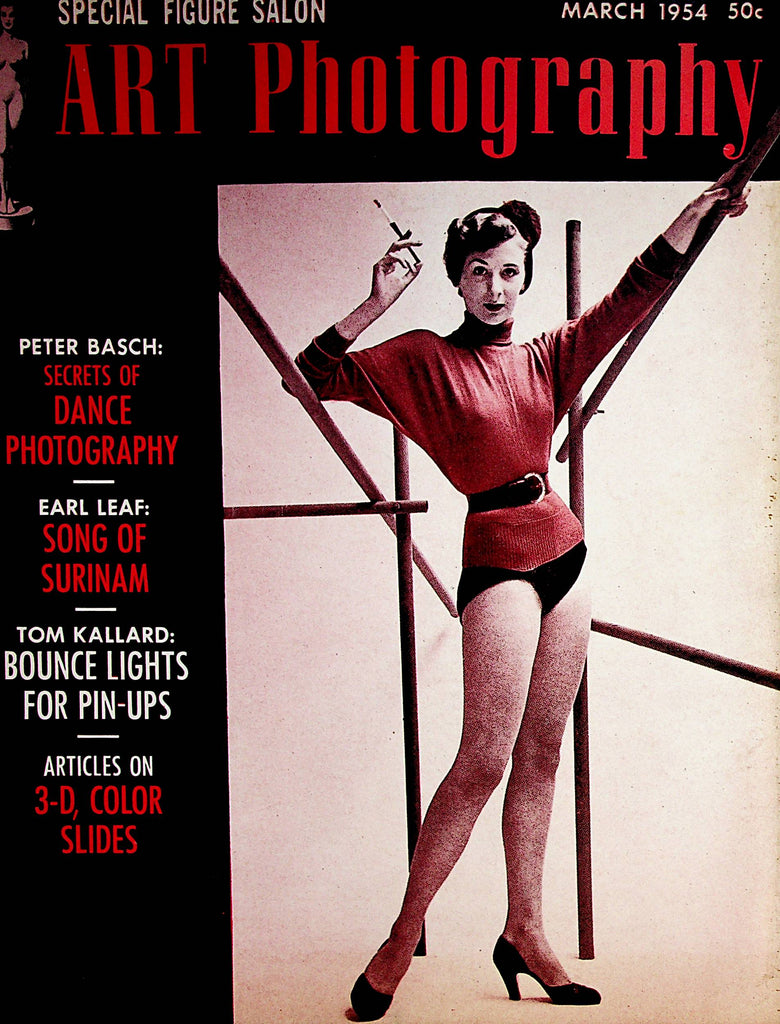 Art Photography Special Figure Salon Magazine  Peter Basch : Secrets Of Dance Photography  March 1954       071722lm-p