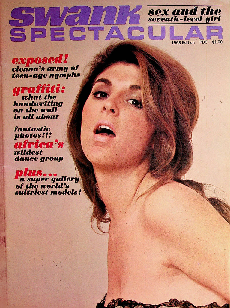 Swank Spectacular Magazine  Cover and Centerfold Girl Diane Potter  1968 Edition  062822lm-p2