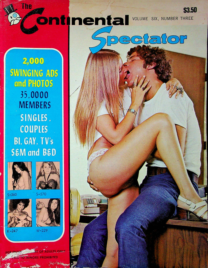 Swinger Magazine The Continental Spectator Vol.6 No.3 020823RP