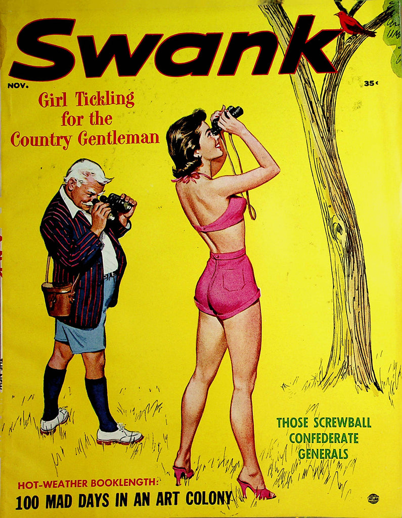 Swank Magazine  Betty Rea / Girl Tickling  November 1956   081021lm-dm