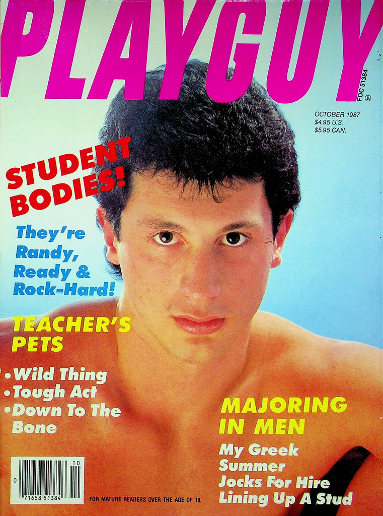 Playguy Magazine Taking Care Of Business & Jocks For Hire October 1987 102622RP