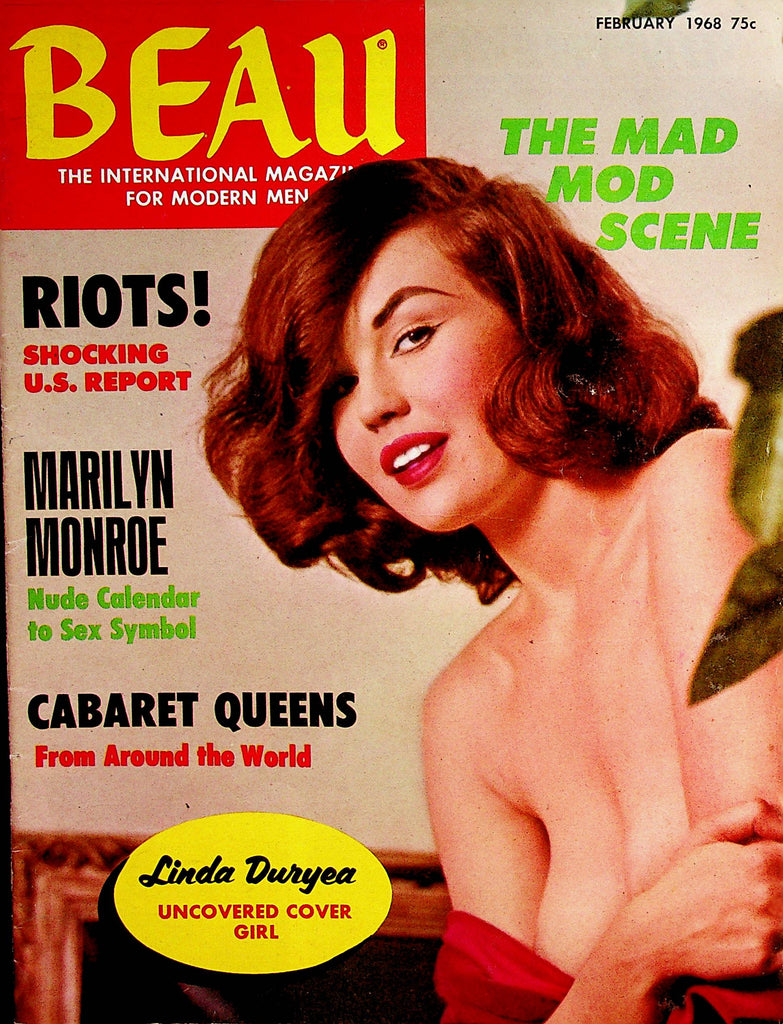 Beau Busty Magazine   Marilyn Monroe / Covergirl Linda Duryea  February 1968       071622lm-p