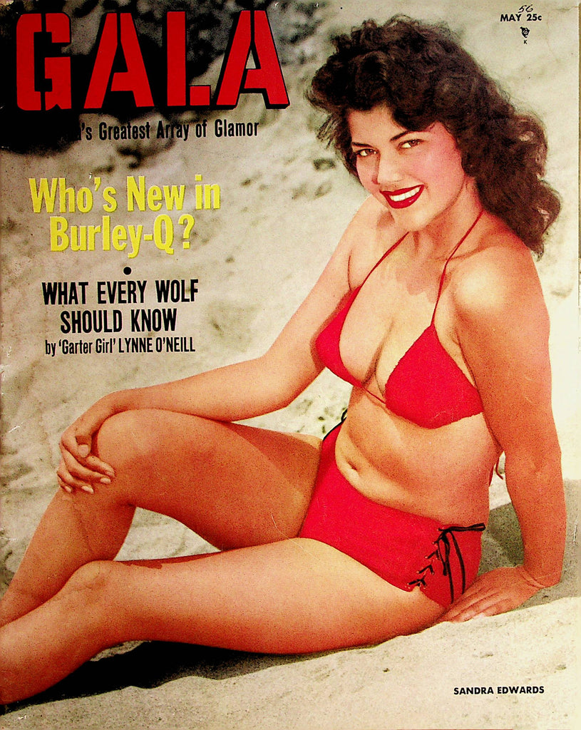 Gala Busty Magazine   Covergirl Sandra Edwards  May 1956  062422lm-p
