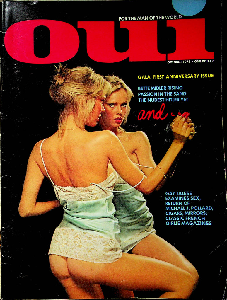 OUI Magazine Gay Talese Interview & Hanna Hold October 1973 013123RP