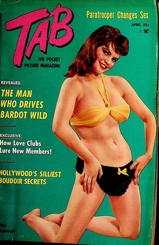 Tab Vintage Digest  Covergirl Flo Langley / Brigitte Bardot  April 1961    110221lm-dm