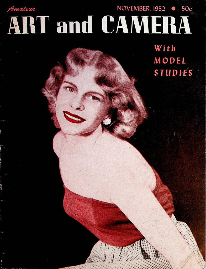 Amateur Art and Camera With Model Studies Magazine  November 1952   070222lm-p