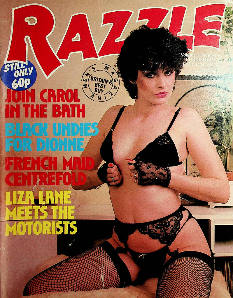 Razzle Magazine  Black Undies For Dionne  vol.3 #6 1985  Paul Raymond     030322lm-p3