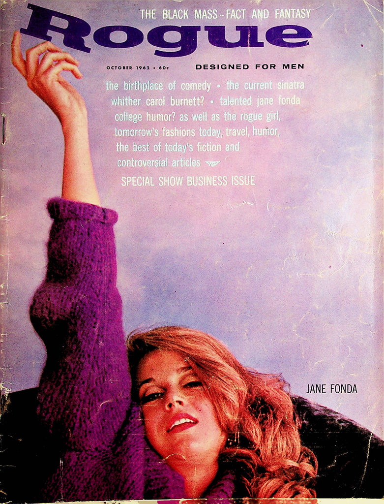 Rogue Busty Vintage Magazine  Jane Fonda  October 1962  101421lm-dm