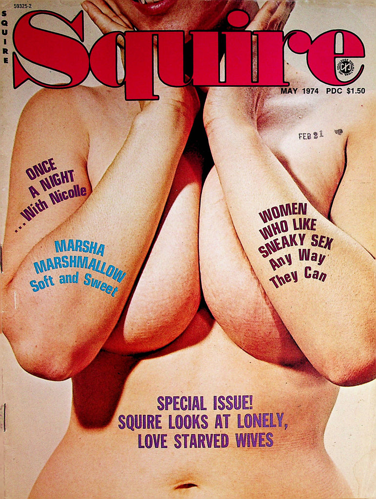 Squire Busty Vintage Magazine  Marsha Marshmallow  May 1974   070422lm-p