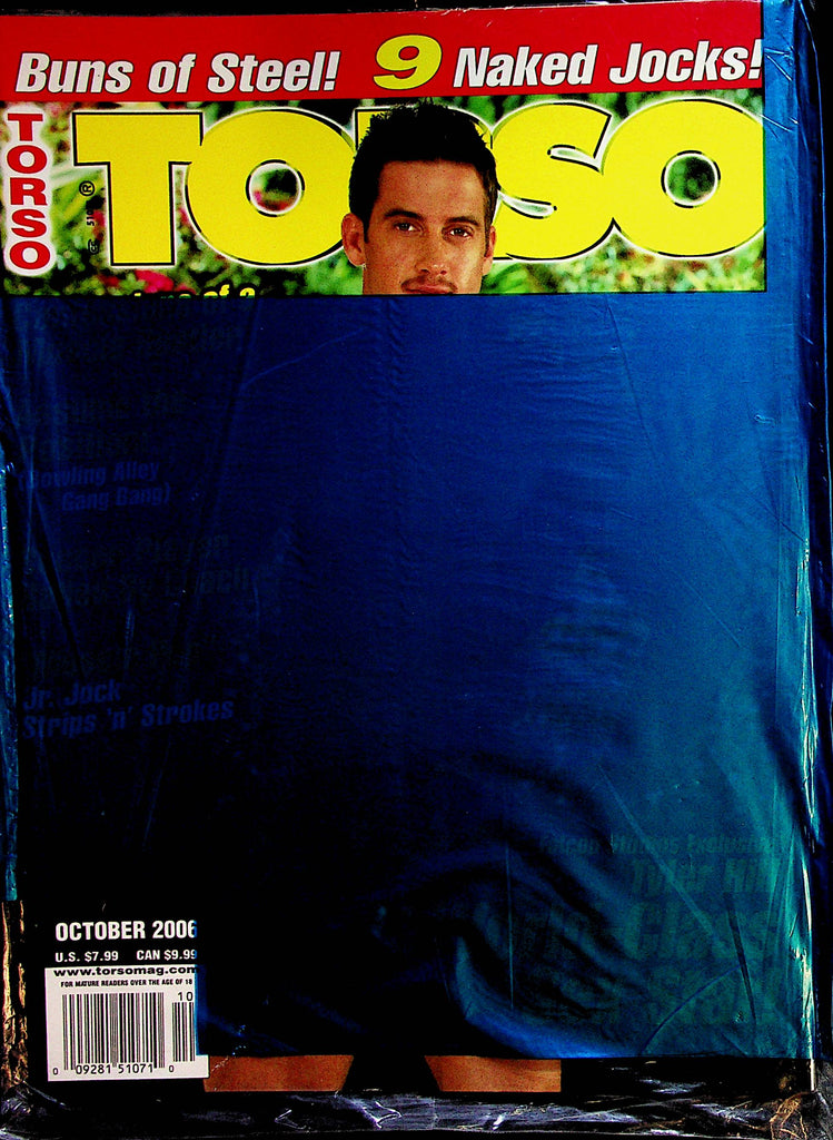 Torso Gay Magazine  Buns Of Steel!  October 2006  new/sealed    112022lm-p