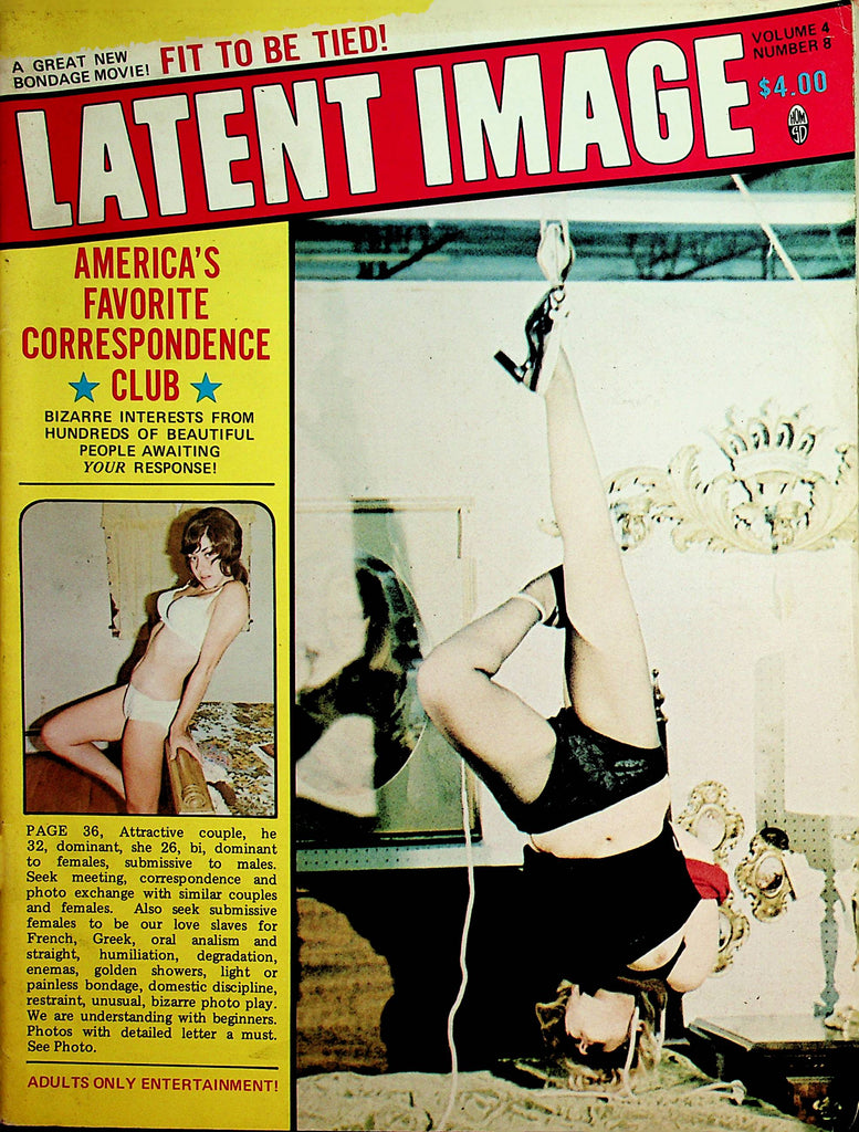 Latent Image Contact Magazine  Bizarre Interests  vol.4 #8 1977 by HOM    010822lm-dm2