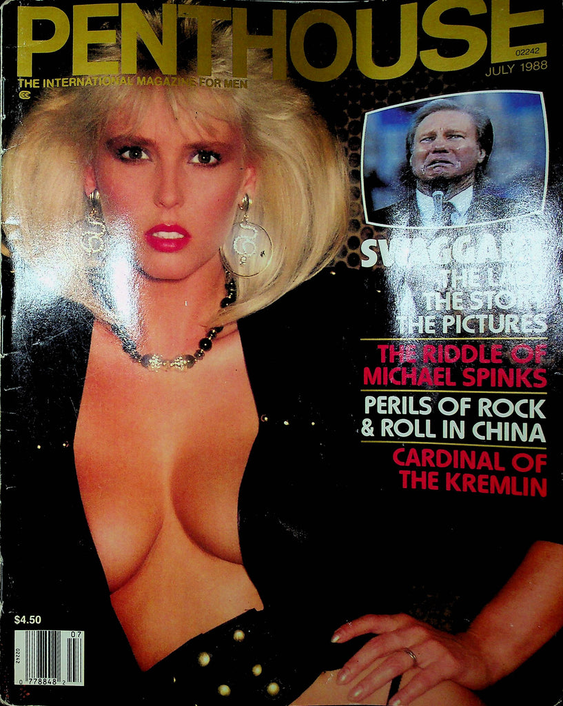Penthouse Magazine Swaggart & Michael Spinks July 1988 013123RP
