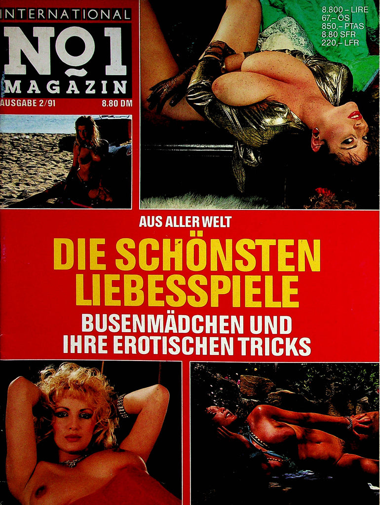 Die Schonsten Liebesspiele (Most Beautiful Love Games) German International Magazine  Babette  February 1991     100722lm-p