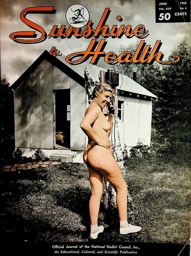 Sunshine & Health Nudist Vintage Magazine  Official Journal Of The National Nudist Council   June 1955      012023lm-p2