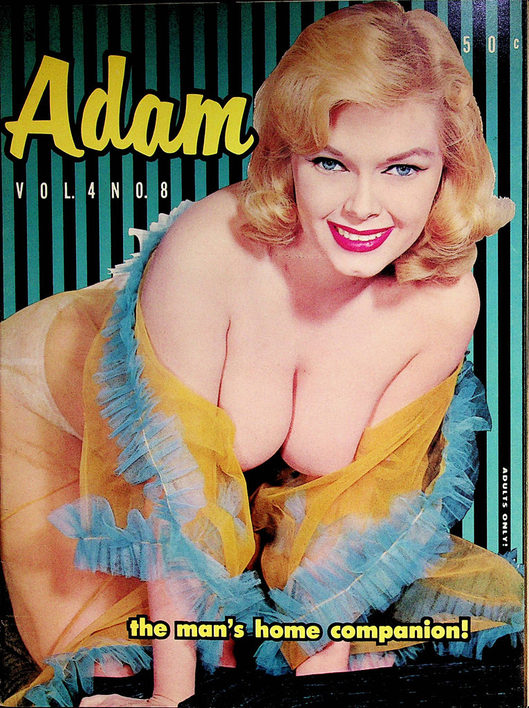 Adam Busty Magazine  Cover Girl Dina Scott  vol.4 #8  1960   082022lm-p