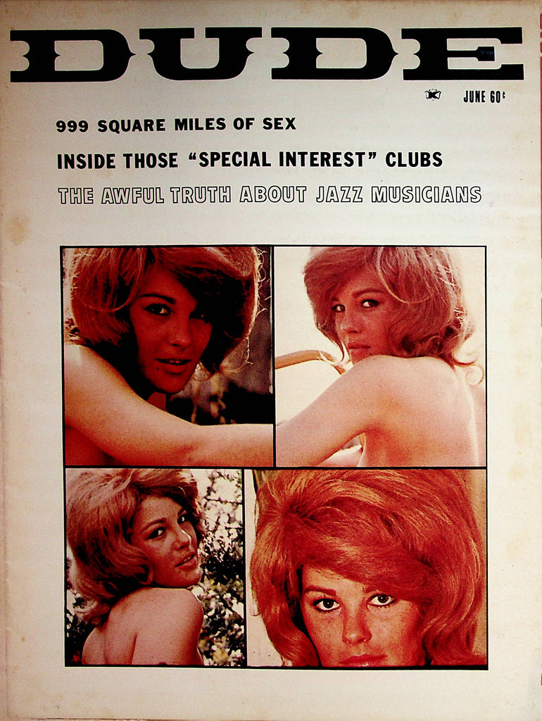 Dude Busty Magazine  Centerfold Bobbie Graves  June 1965   072622lm-p