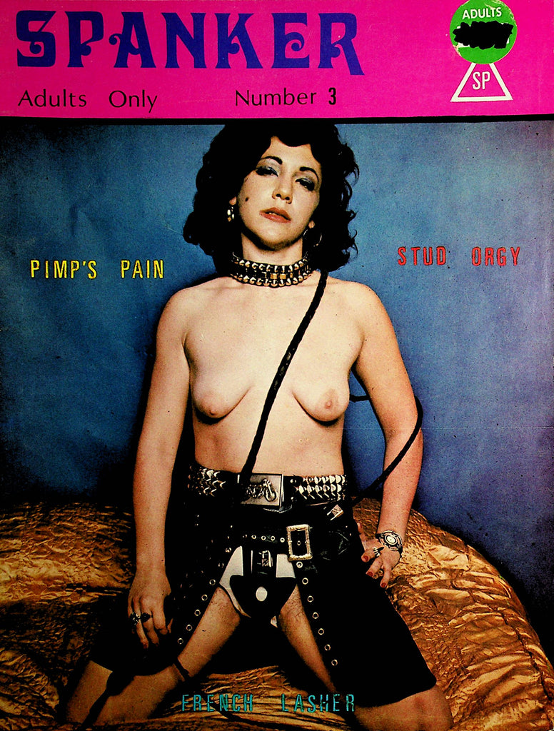 Spanker Fetish Magazine  French Lasher  #3  1970's  061621lm-sh