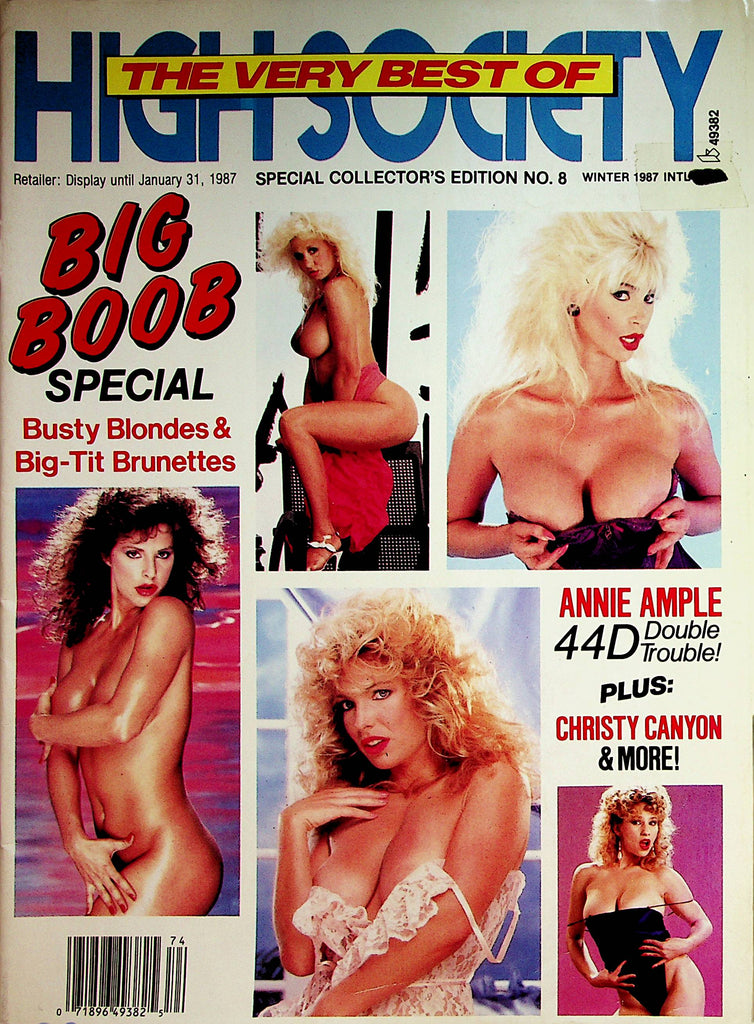 Very Best Of High Society Magazine  Big Boob Special - Christy Canyon, Annie Ample  #8  Winter 1987     080222lm-p2