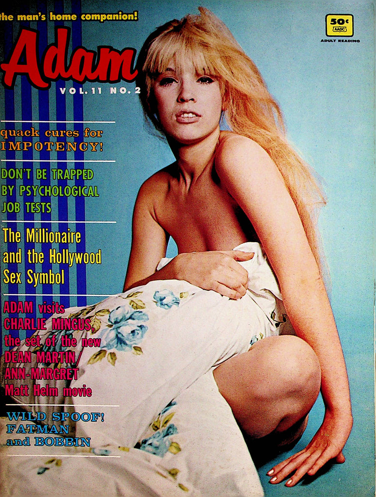 Adam Busty Magazine   Covergirl Sophie Rieu  vol.11 #2  1967      072522lm-p