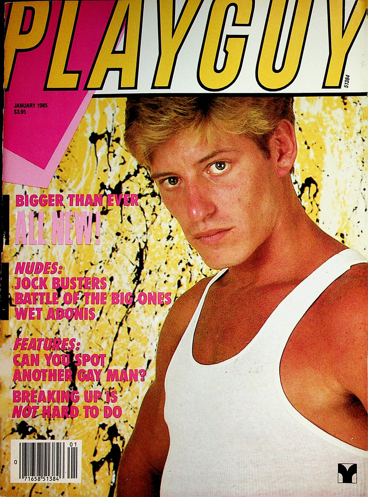 Playguy Gay Magazine   Jock Busters / Battle Of The Big Ones  January 1985    080422lm-p2