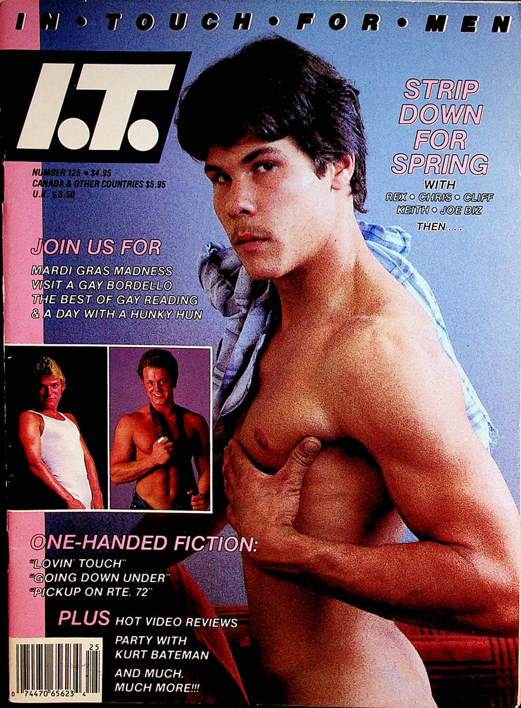 In Touch For Men Gay Magazine  Strip Down With Rex, Chris and More!  #125  1987    071722lm-p