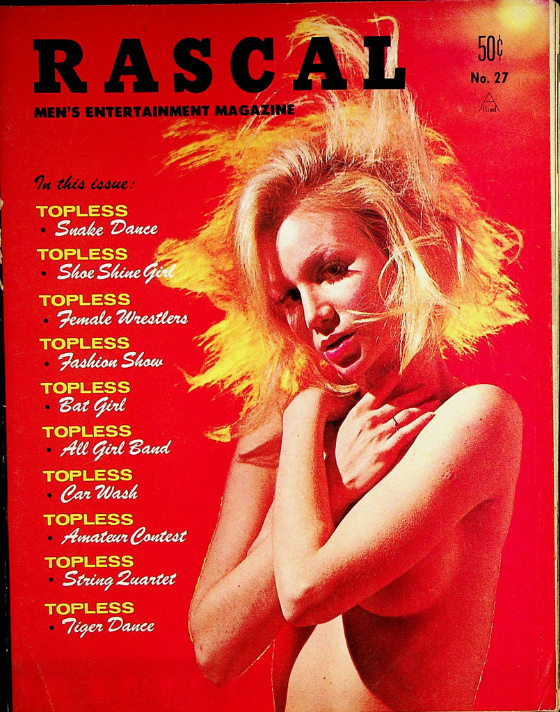 Rascal Magazine  Topless Female Wrestlers   #27  1967    091722lm-p