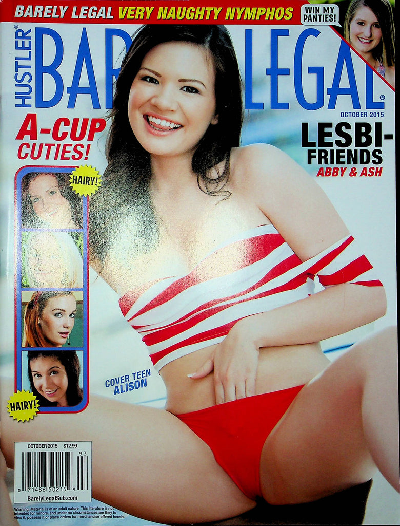 Hustler Barely Legal Magazine Alison Abby & Ash October 2015 010423RP