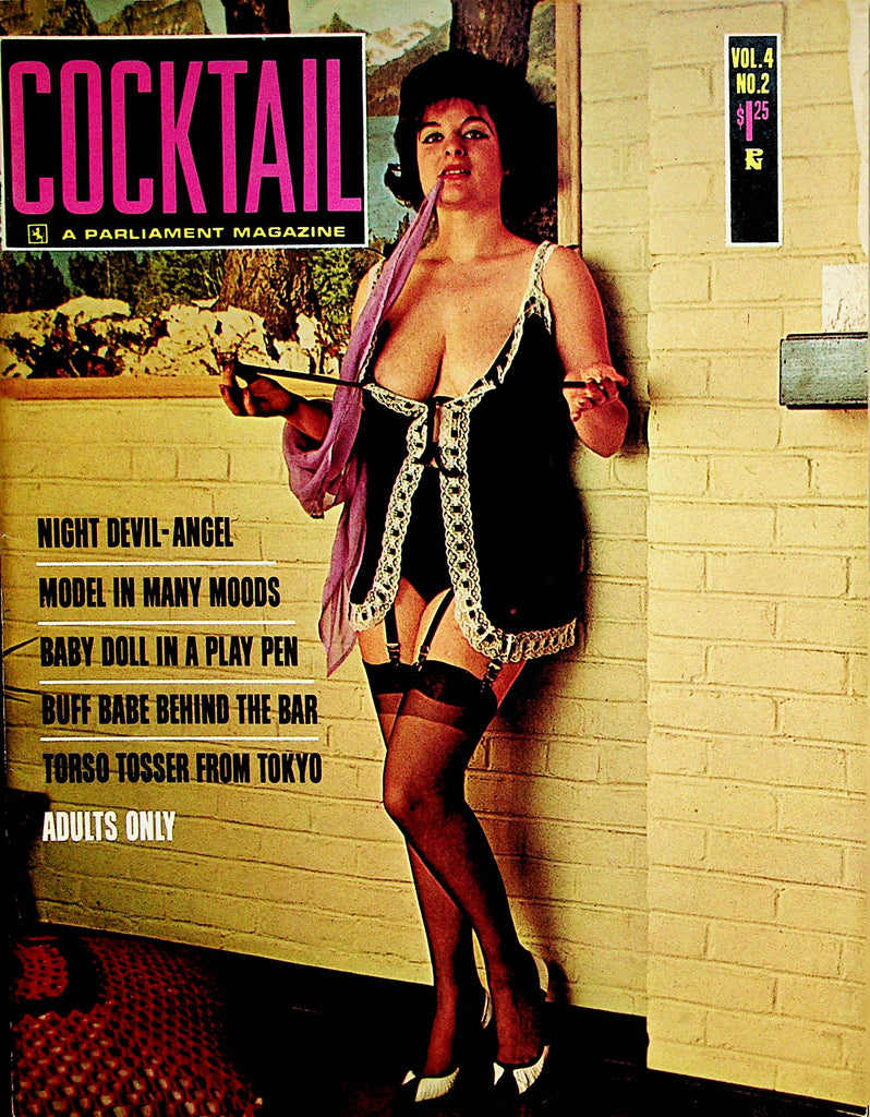 Cocktail Busty Magazine   Night Devil-Angel  vol.4 #2  1964    Parliament Publication   062822lm-p