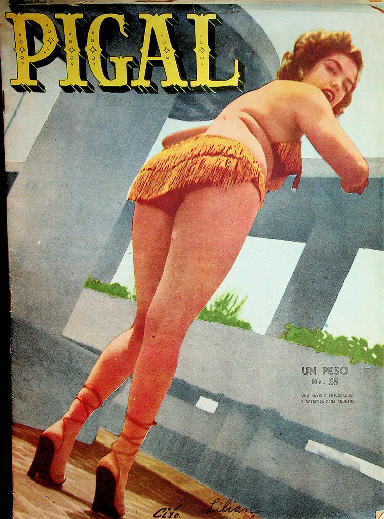 Pigal Spanish International Vintage Magazine   Poses Naturales  #28 1950's     080822lm-p4