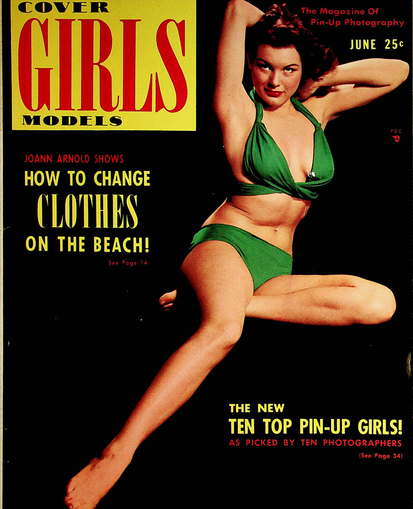 Cover Girls Models Magazine  Joann Arnold  June 1952    062822lm-p2