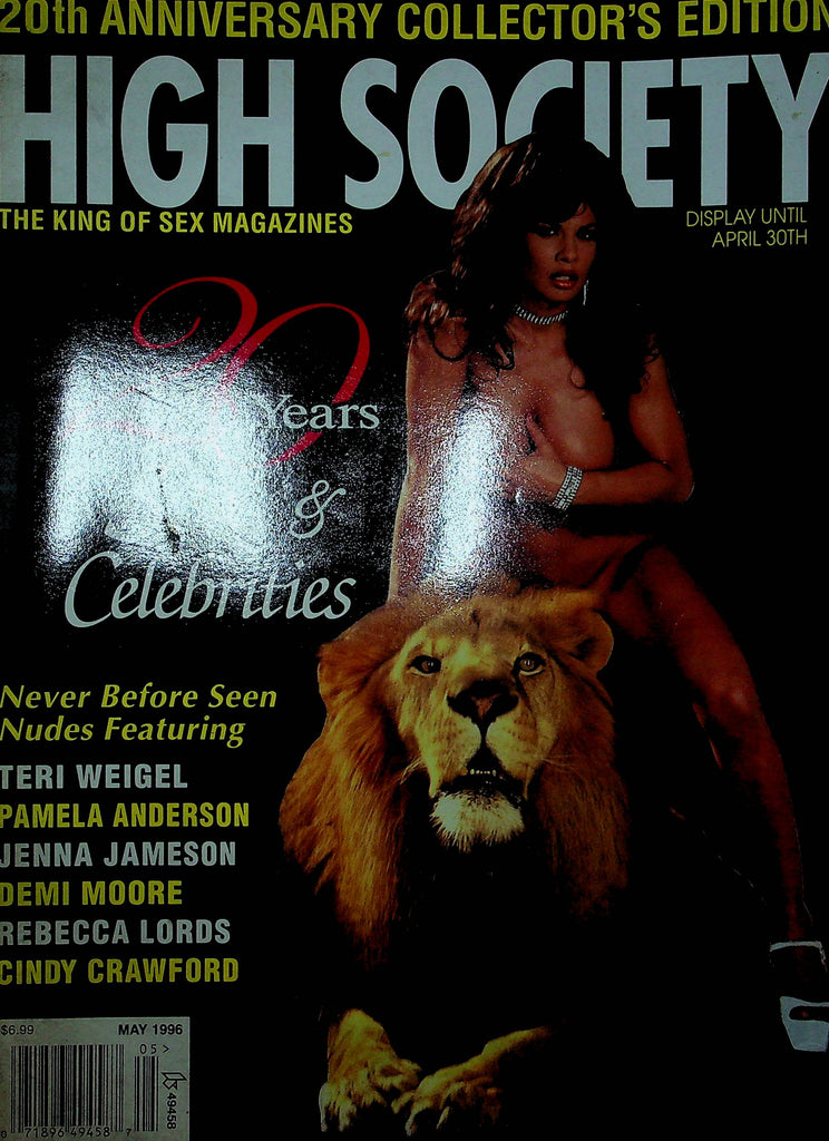 High Society Magazine 20 Year Anniversary May 1996 120122RP