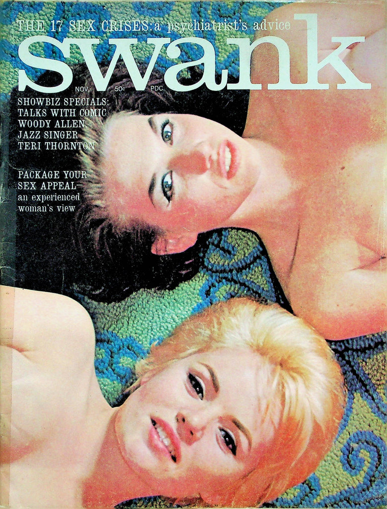 Swank Magazine Woody Allen & Hic-Michael November 1963 051822RP