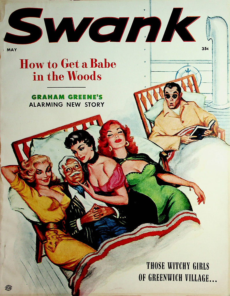 Swank Magazine  Centerfold Girl Anna Filipi  May 1957   081021lm-dm