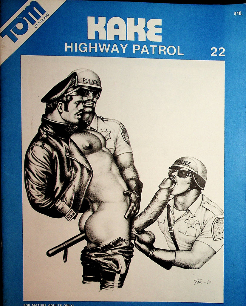 Tom Of Finland Gay Magazine   Kake  Highway Patrol #22  1980's  093021lm-dm