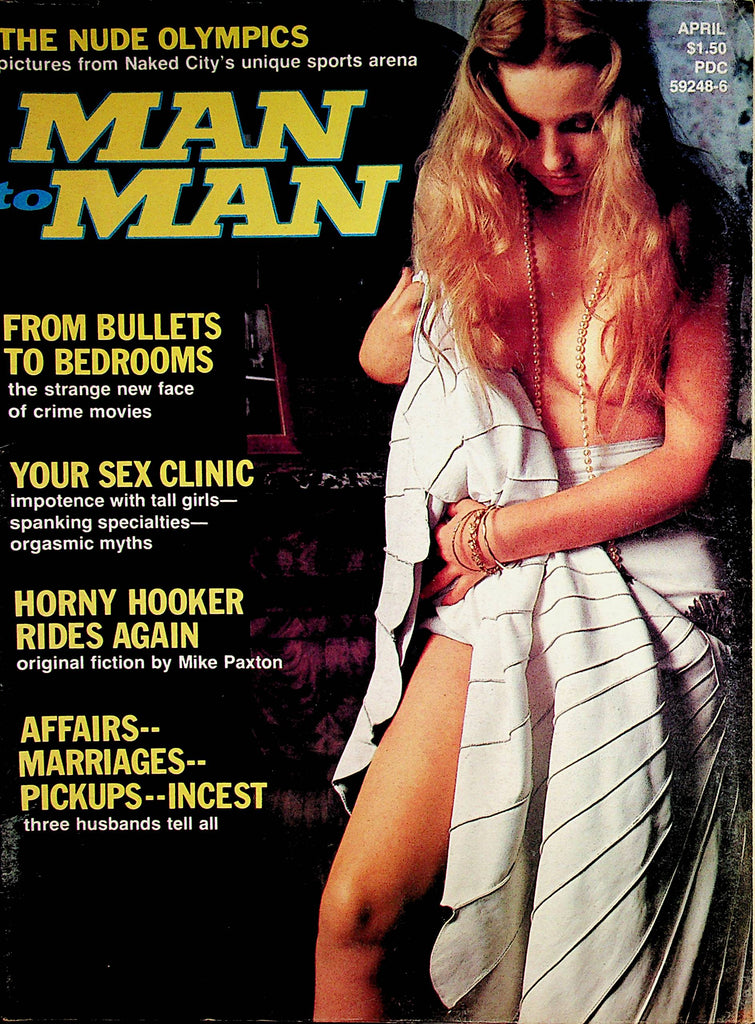 Man To Man Busty Magazine  Centerfold Girl Hilleri  April 1975    071622lm-p