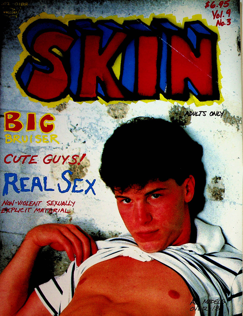 Skin Gay Magazine   Big Bruiser  vol.9 #3  1988 Magcorp      080422lm-p