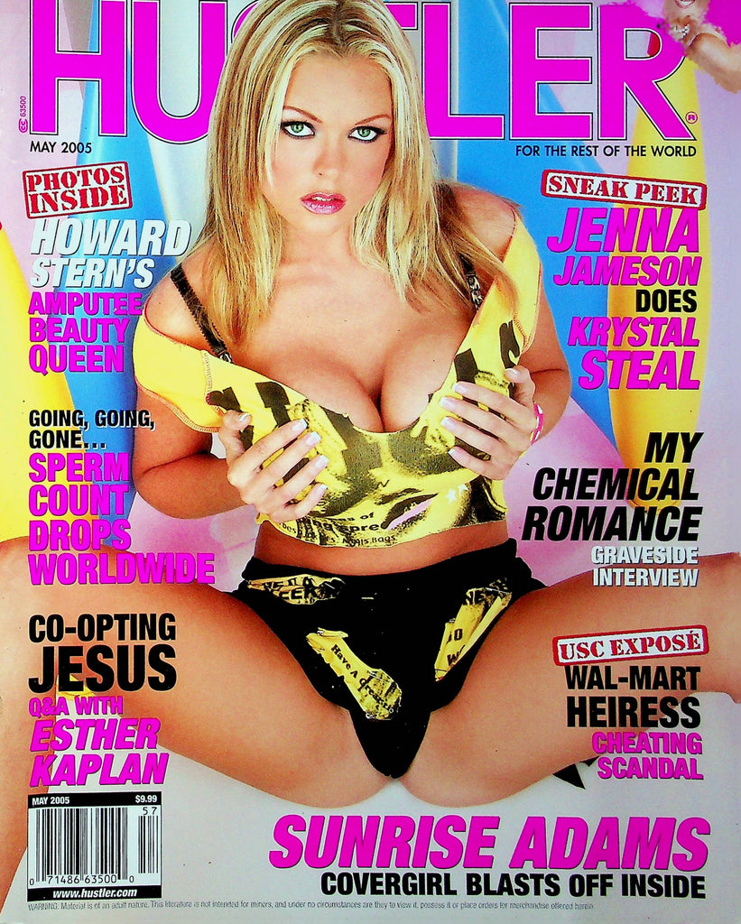 Hustler Magazine Ft. Esther Kaplan & Sunrise Adams & Krystal Steal May 2005 032723RP5