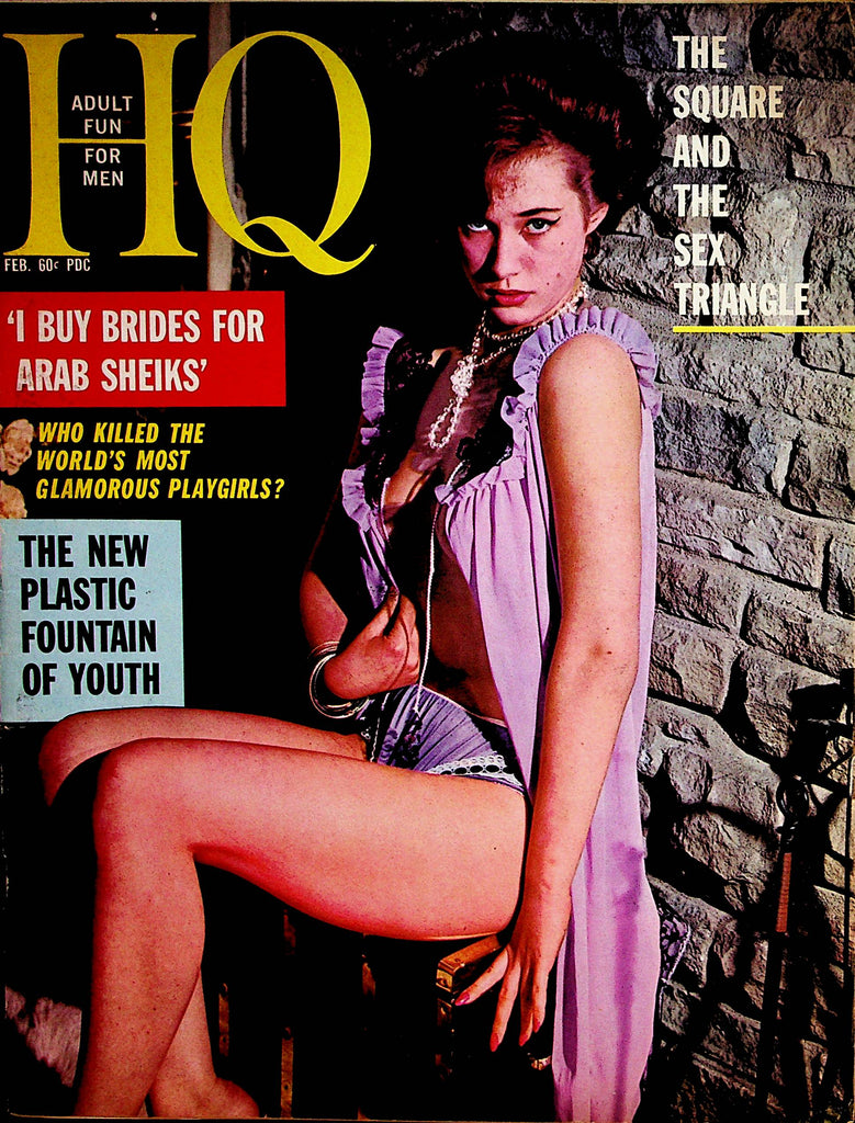 HQ  Busty Magazine  Centerfold Girl Mollie  February 1963    071322lm-p2