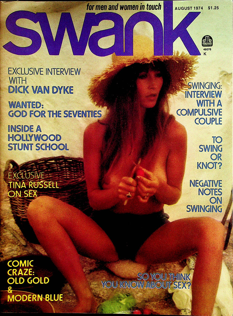 Swank Magazine  Tara Firma / Dick Van Dyke Interview  August 1974     011623lm-p4