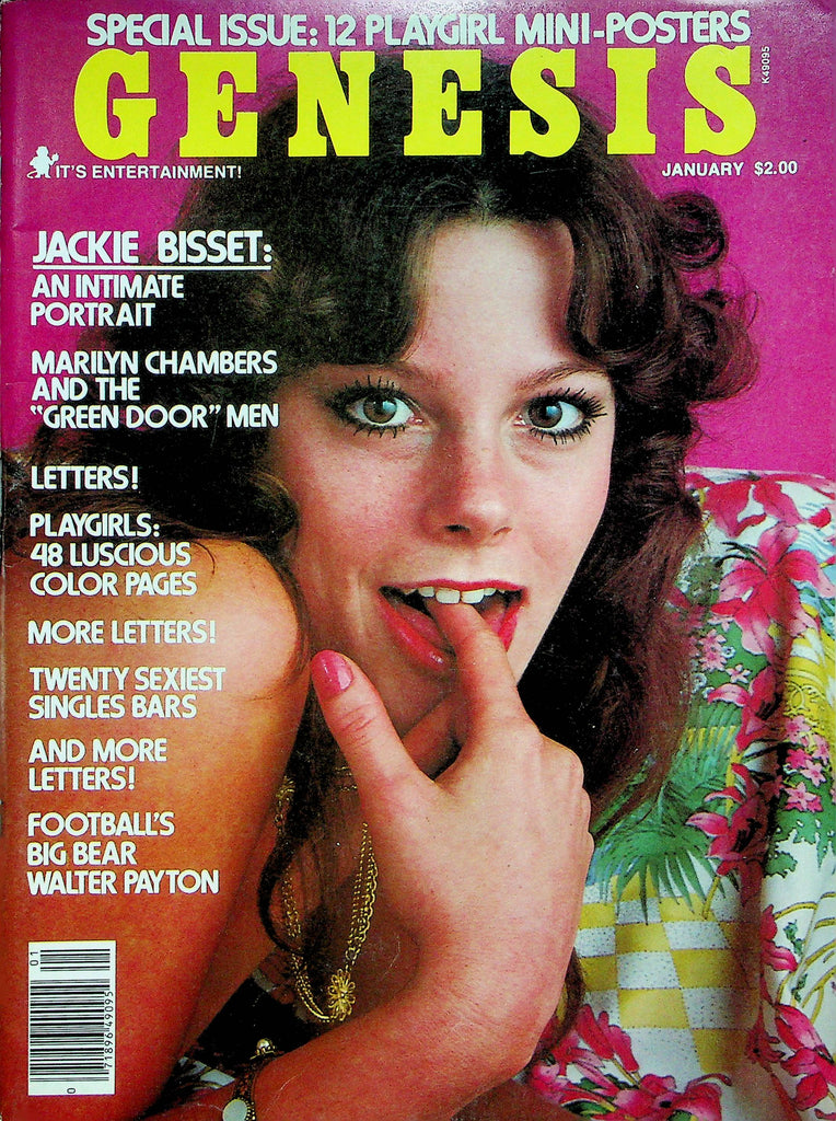 Genesis Magazine Jackie Bisset Marilyn Chambers January 1978 050422RP