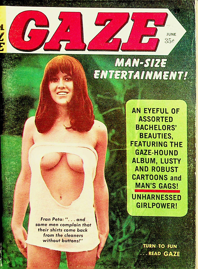 Gaze Digest   Girls & Cartoons - Covergirl Gail Grimes  October 1970   032322lm-p