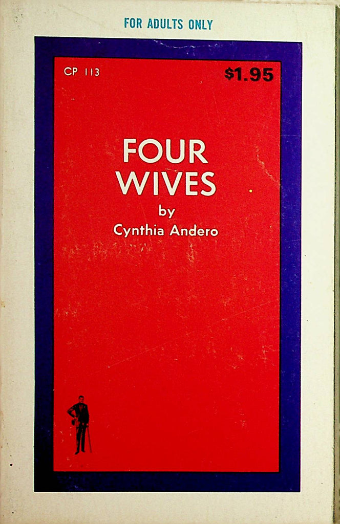 Four Wives Novel   by Cynthia Andero 1969     092221lm-dmB