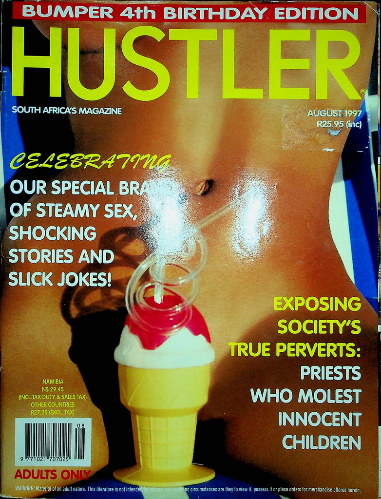 Hustler Magazine Bumper 4th Birthday Edition August 1997 110222RP