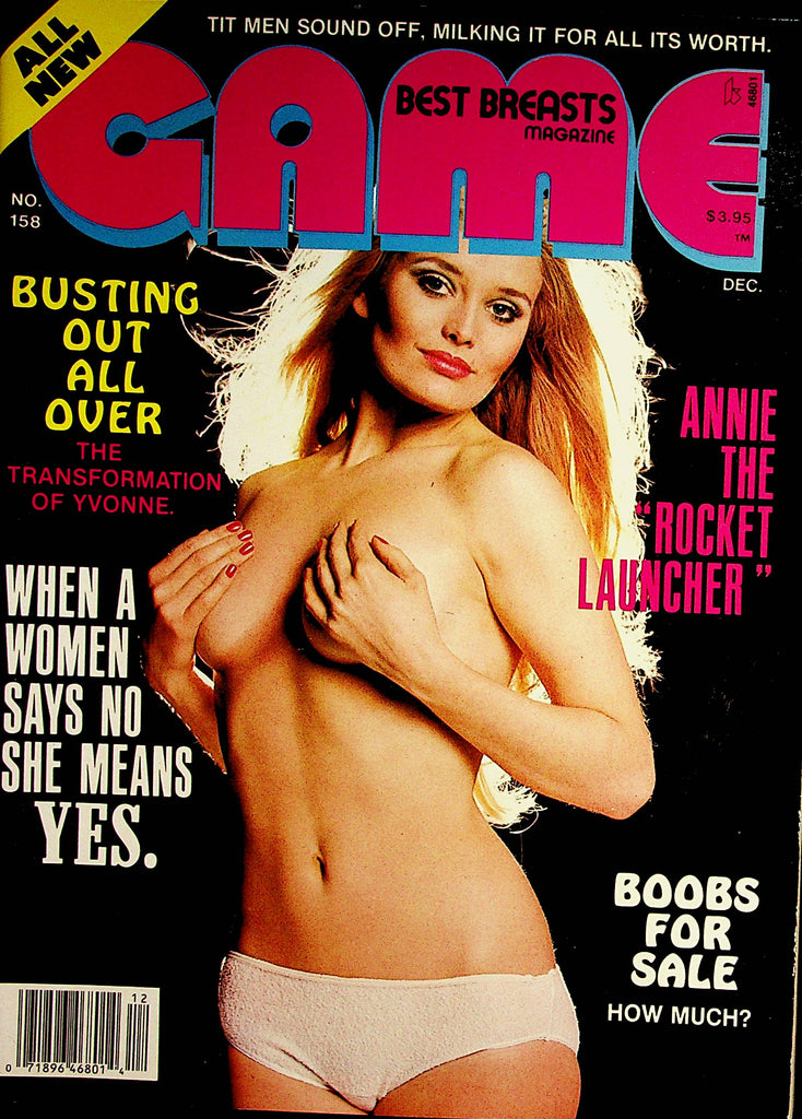 Game Best Breasts Magazine  Annie The "Rocket Launcher"  December  1987    111022lm-p2